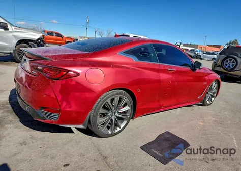 2019 Infiniti Q60 Red Sport 400 z USA, uszkodzony, nr VIN JN1FV7EK1KM360651